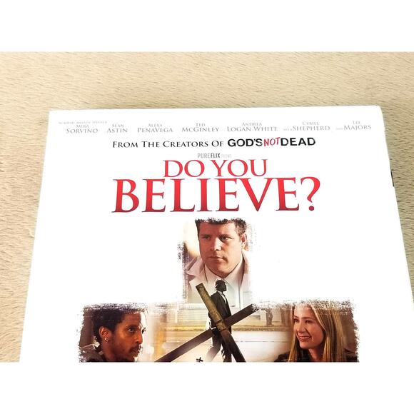 Do you believe? DVD NEW Sealed Movie Video 2015 PureFlix Sean Astin Mira Sorvino - Picture 2 of 11